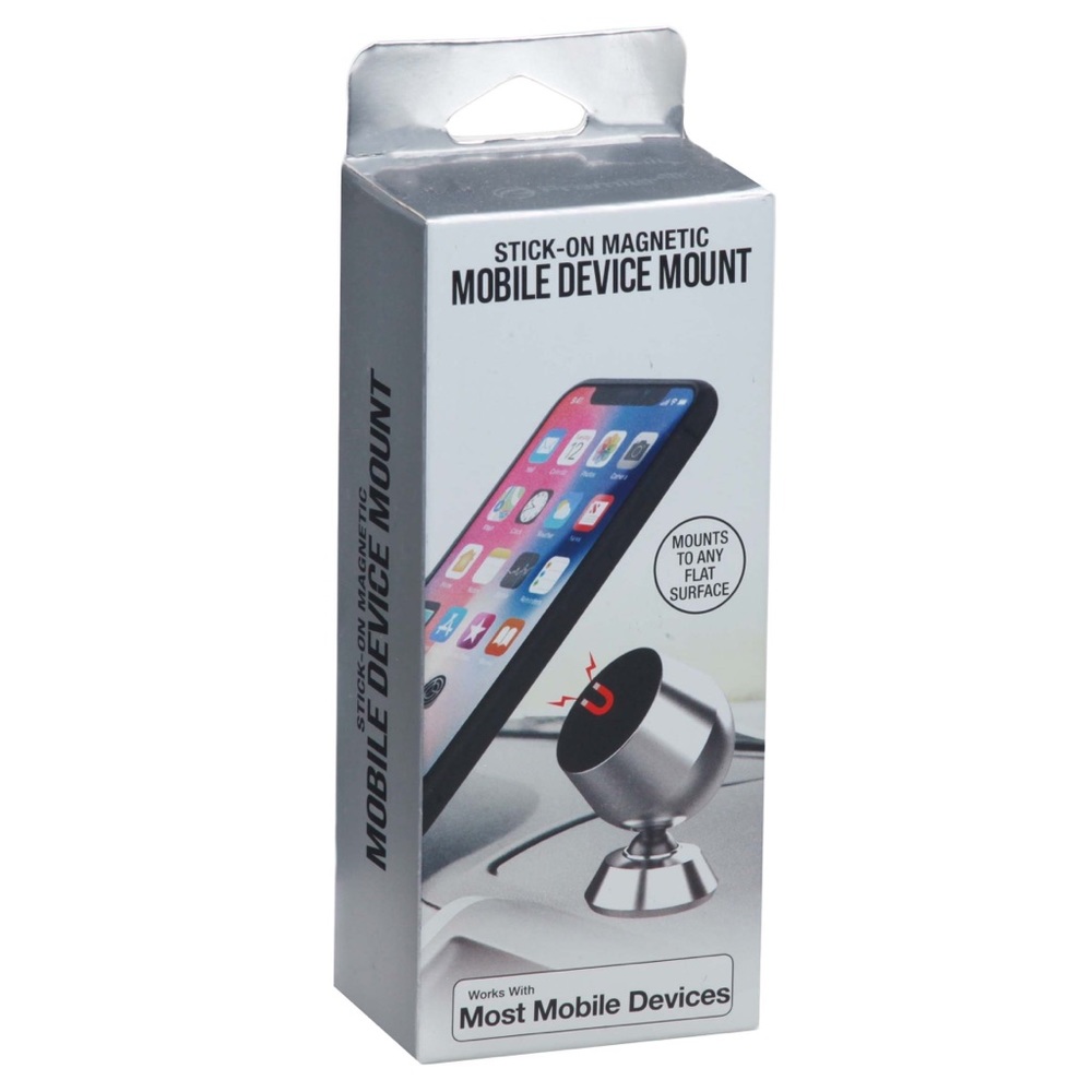 Universal Stick-On Magnetic Mobile Device Mount - NIB - Car Phone Holder